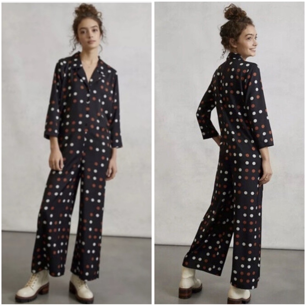 Porridge Anthropologie Polka Dot Jumpsuit